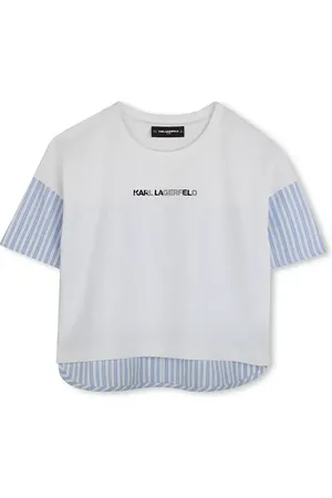 Karl Lagerfeld Dětské bavlněné tričko barva, Z30493