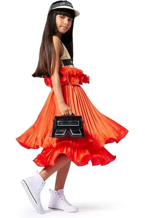 Karl Lagerfeld Dětská sukně barva, mini, áčková, Z30475