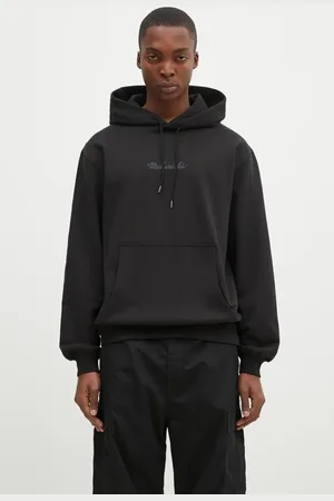 Maharishi Bavlněná mikina Organic Hooded Sweat pánská, barva, s kapucí, s aplikací, 4622.BLACK
