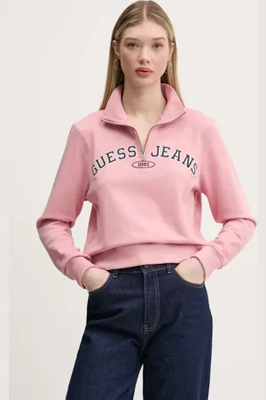 Guess Bavlněná mikina dámská, barva, s aplikací, W5RQ25 K68I4