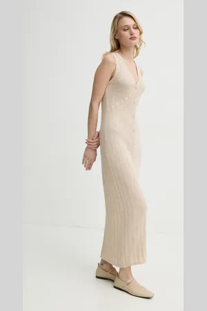 Filippa K Bavlněné šaty barva, maxi, 31090