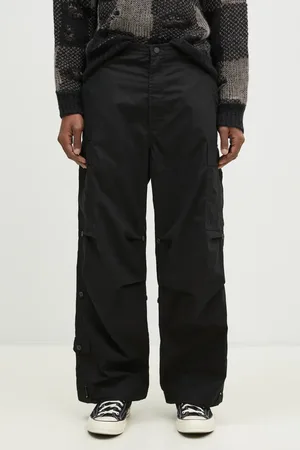 Maharishi Bavlněné kalhoty Original Cargo Snopants Loose barva, jednoduché, 5300.BLACK