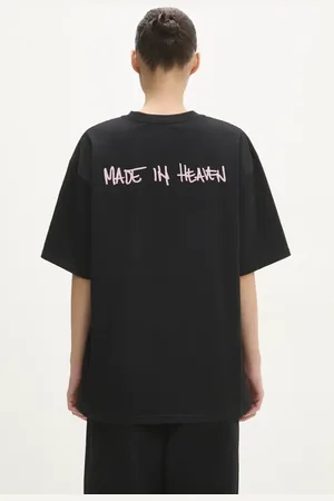 Fiorucci Bavlněné tričko Made In Heaven Print barva, U01FMTSH102CJ01BK01