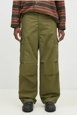 Maharishi Bavlněné kalhoty Original Cargo Snopants Loose barva, ve střihu cargo, 5300.OLIVE