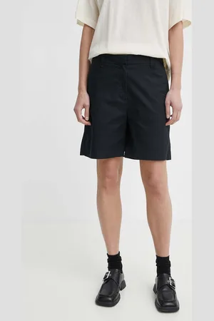Marc O’ Polo Kraťasy dámské, barva, hladké, high waist, 403024715005