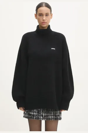 ROTATE Vlněný svetr Turtleneck dámský, barva, s golfem, 113128100