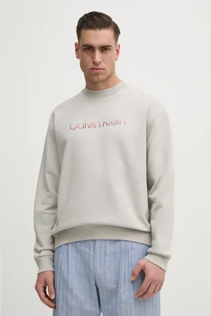 Calvin Klein Bavlněná mikina pánská, barva, s aplikací, K10K114265