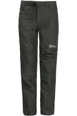 Jack Wolfskin Dětské kalhoty do deště ACTIVE ZIP OFF barva