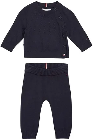 Tommy Hilfiger Kojenecká sada tmavomodrá barva