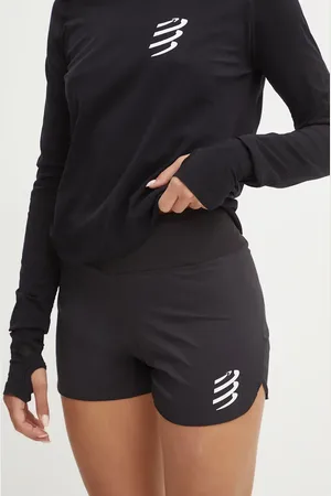 Compressport Běžecké šortky Performance barva, s potiskem, medium waist, ASHW4069