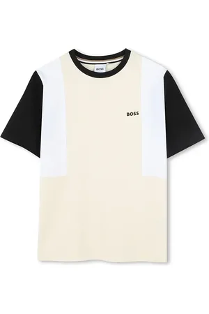 HUGO BOSS Dětské bavlněné tričko barva, J52039