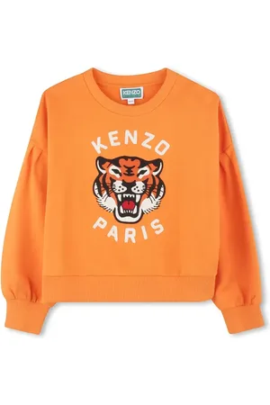 Kenzo Dětská bavlněná mikina barva, s potiskem, K61049