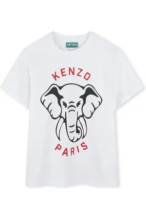 Kenzo Dětské bavlněné tričko barva, s potiskem, K61136