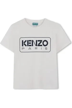 Kenzo Dětské bavlněné tričko barva, s potiskem, K61142