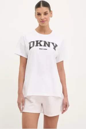 DKNY Bavlněné tričko barva, DP5T1224