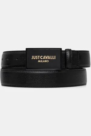 Roberto Cavalli Kožený pásek pánský, barva, 78QA6F10 ZPA42