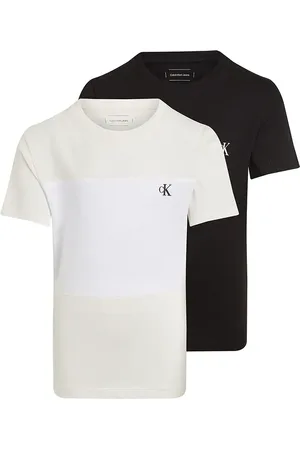 Calvin Klein Dětské bavlněné tričko 2-pack barva, IB0IB02441