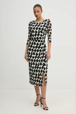 Diane von Furstenberg Šaty barva, midi, DVFDL4S038