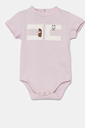 Elisabetta Franchi Bavlněné kojenecké body ENBD003.0.JF054