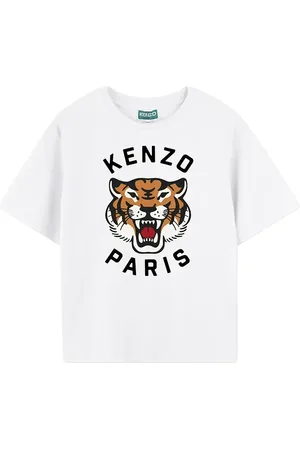 Kenzo Dětské bavlněné tričko barva, s potiskem, K61137
