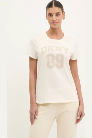 DKNY Bavlněné tričko barva, DP5T1228