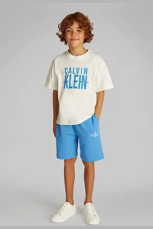 Calvin Klein Dětské bavlněné tričko barva, s potiskem, IB0IB02448