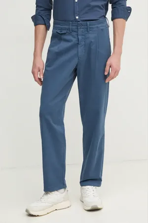 Pepe Jeans Kalhoty RELAXED COMFORT PLEATED CHINO pánské, barva, ve střihu chinos, PM211803