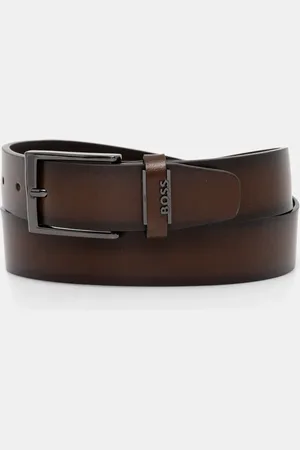HUGO BOSS Kožený pásek pánský, barva, 50491852