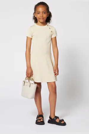 Michael Kors Dětské bavlněné šaty barva, mini, R30296