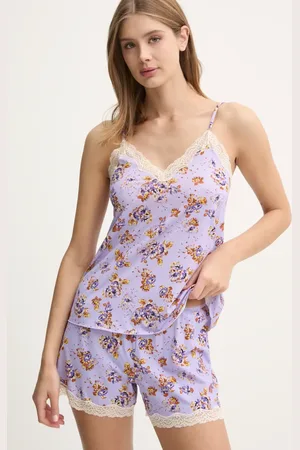 Benetton Pyžamový top barva, 3QT73H00F