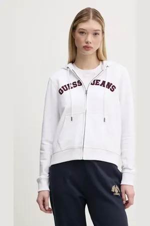 Guess Bavlněná mikina dámská, barva, s kapucí, melanžová, W5RQ20 K68I4