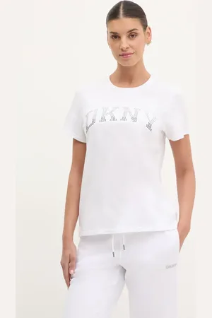 DKNY Bavlněné tričko barva, DP5T1250