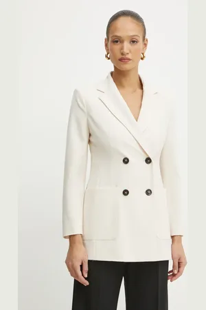 MARELLA Blazer s příměsí vlny barva, dvouřadový, 2423046052200
