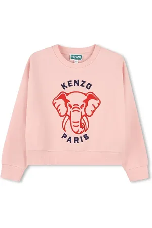 Kenzo Dětská bavlněná mikina barva, s potiskem, K61048