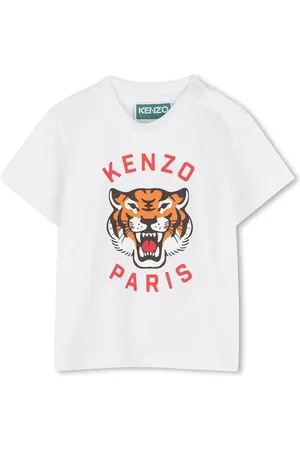Kenzo Dětské bavlněné tričko barva, s potiskem, K60977