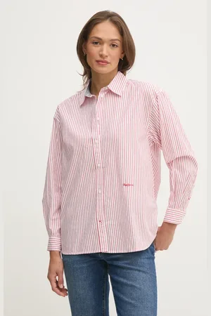 Pepe Jeans Bavlněná košile CLEM barva, relaxed, s klasickým límcem, PL305001