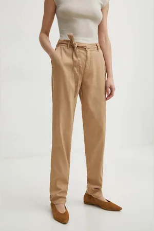 MEDICINE Kalhoty dámské, barva, střih chinos, high waist
