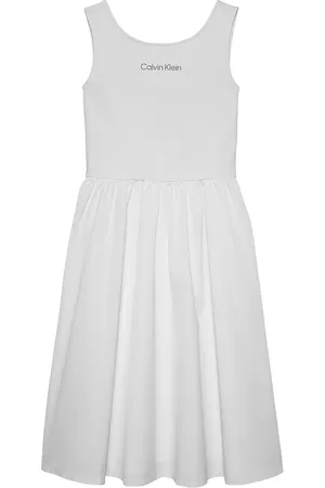 Calvin Klein Dívčí šaty barva, midi, IG0IG02908