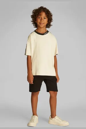 Calvin Klein Dětské bavlněné tričko barva, IB0IB02457