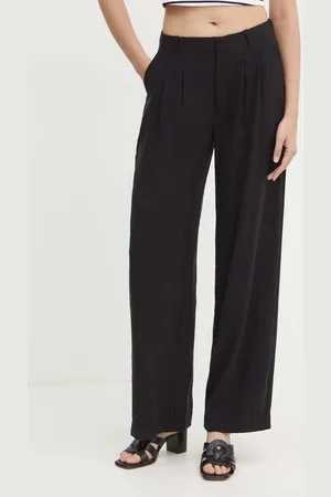 Calvin Klein Kalhoty dámské, barva, široké, high waist, J20J223917