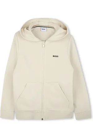 HUGO BOSS Dětská mikina barva, s kapucí, hladká, J51958