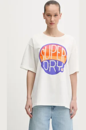 Superdry Bavlněné tričko barva, W1011752A-71D