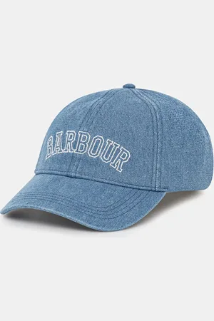 Barbour Džínová baseballová čepice Emily barva, s aplikací, LHA0582BL31