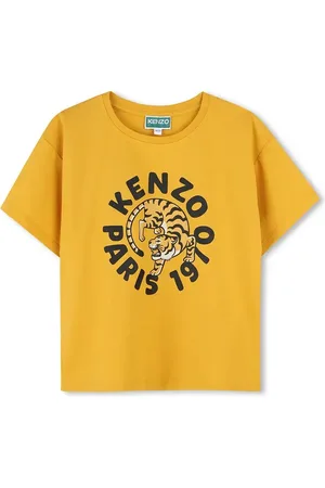 Kenzo Dětské bavlněné tričko barva, K60916