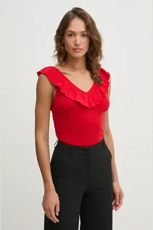 Pepe Jeans Top MILLIE bílá barva, PL506050