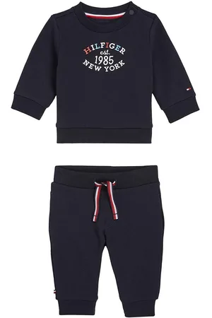 Tommy Hilfiger Kojenecká tepláková souprava tmavomodrá barva, KN0KN01863