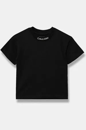 Calvin Klein Dětské bavlněné tričko 0 barva, IB0IB02353