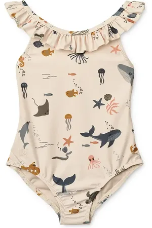 Liewood Jednodílné dětské plavky Kallie Printed Swimsuit barva