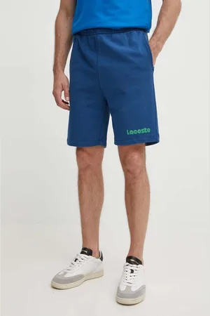 Lacoste Bavlněné šortky vínová barva