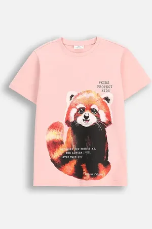 COCCODRILLO Dětské bavlněné tričko barva, s potiskem, EVERYDAY UNISEX